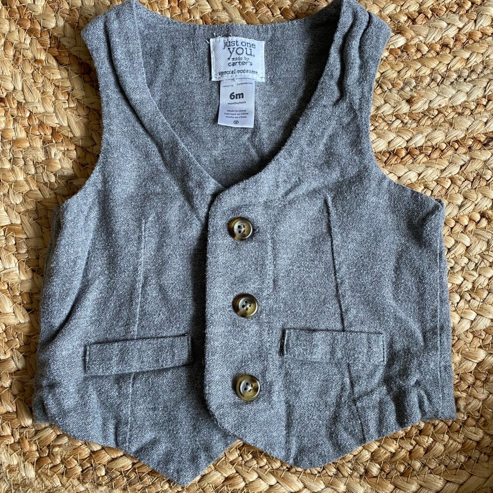 Carter's Classic Gray Kids Vest